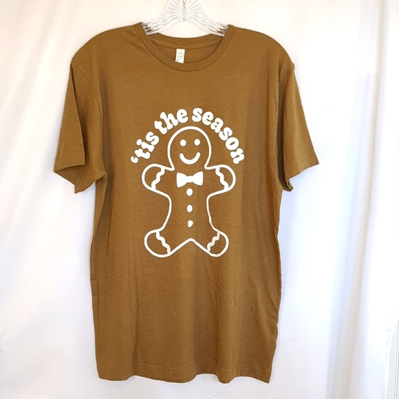 Tis the Season Gingerbread Graphic T-shirt - Picture 1 of 5